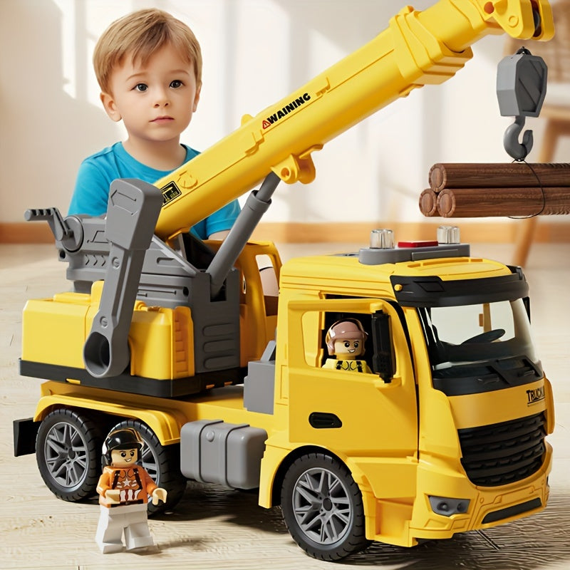 Camion Grue Puissant - Amusement avec Sons et Lumières