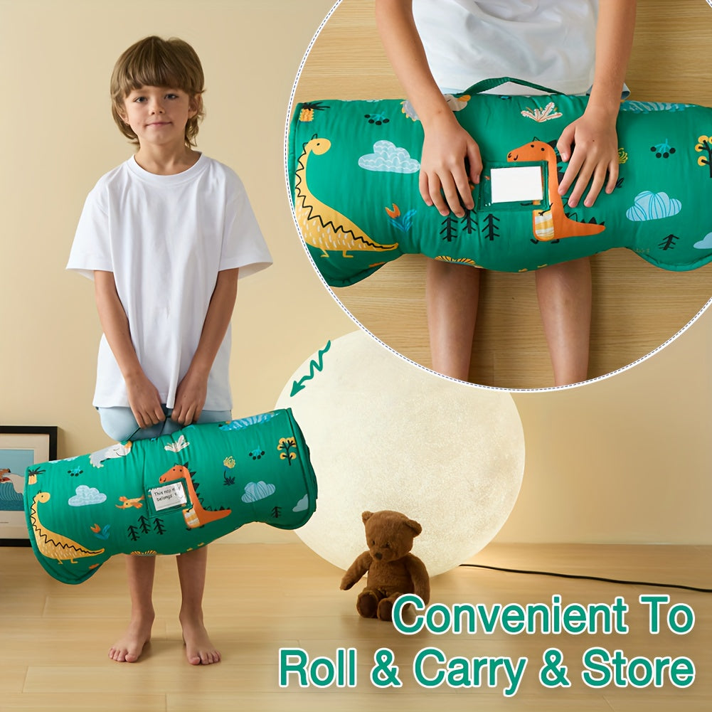 Tapis de sommeil Dino pour enfants - Pour des aventures confortables et amusantes