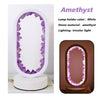Lampe en Améthyste Fait Main - Serenith