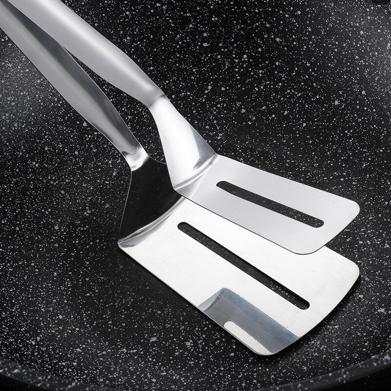 Spatule en acier inoxydable double face - DuoFlip