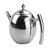 Théière en acier inoxydable avec filtre – TeaElegance
