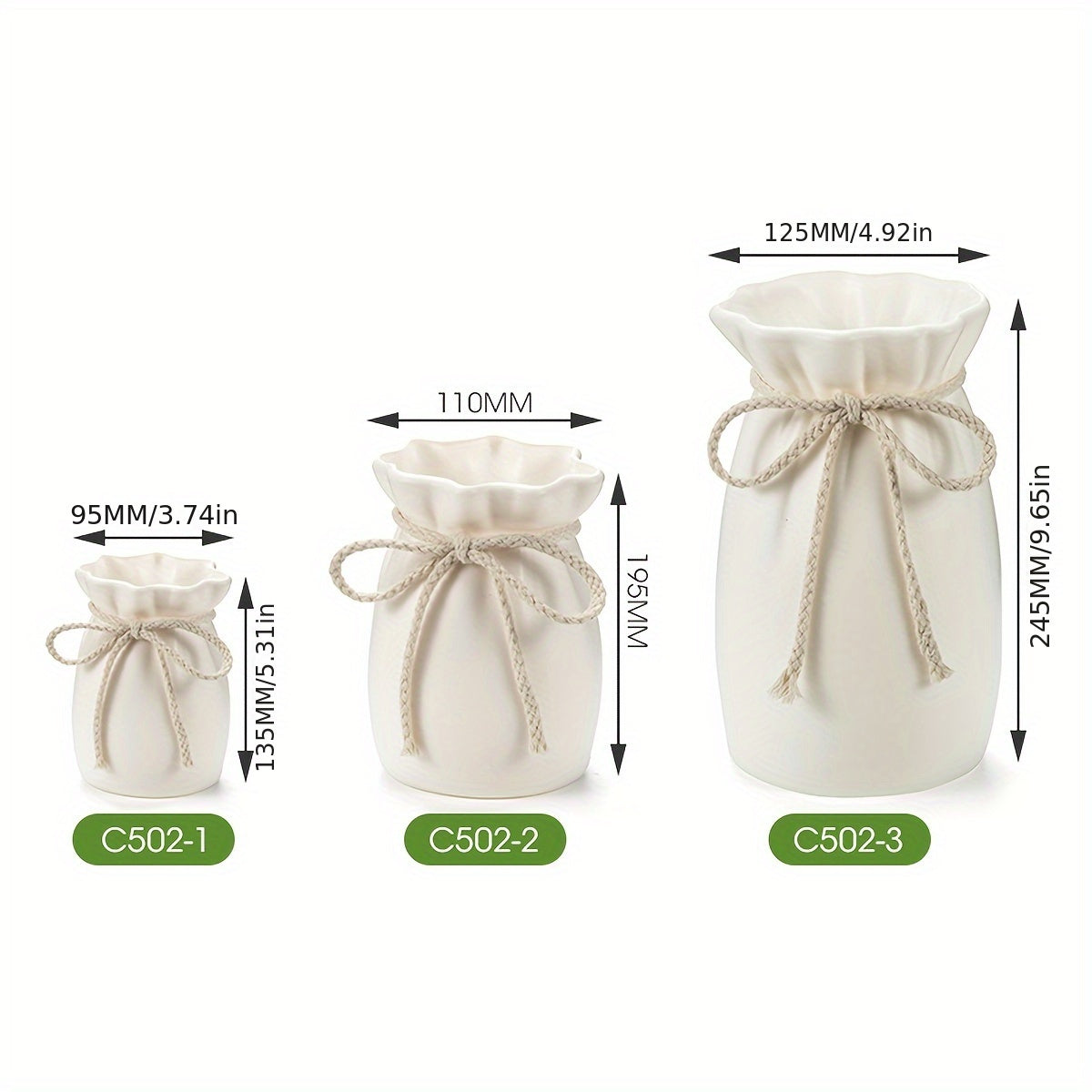 Vase Décoratif Géométrique Bohème – Idéal pour les Décorations de Printemps et de Pâques