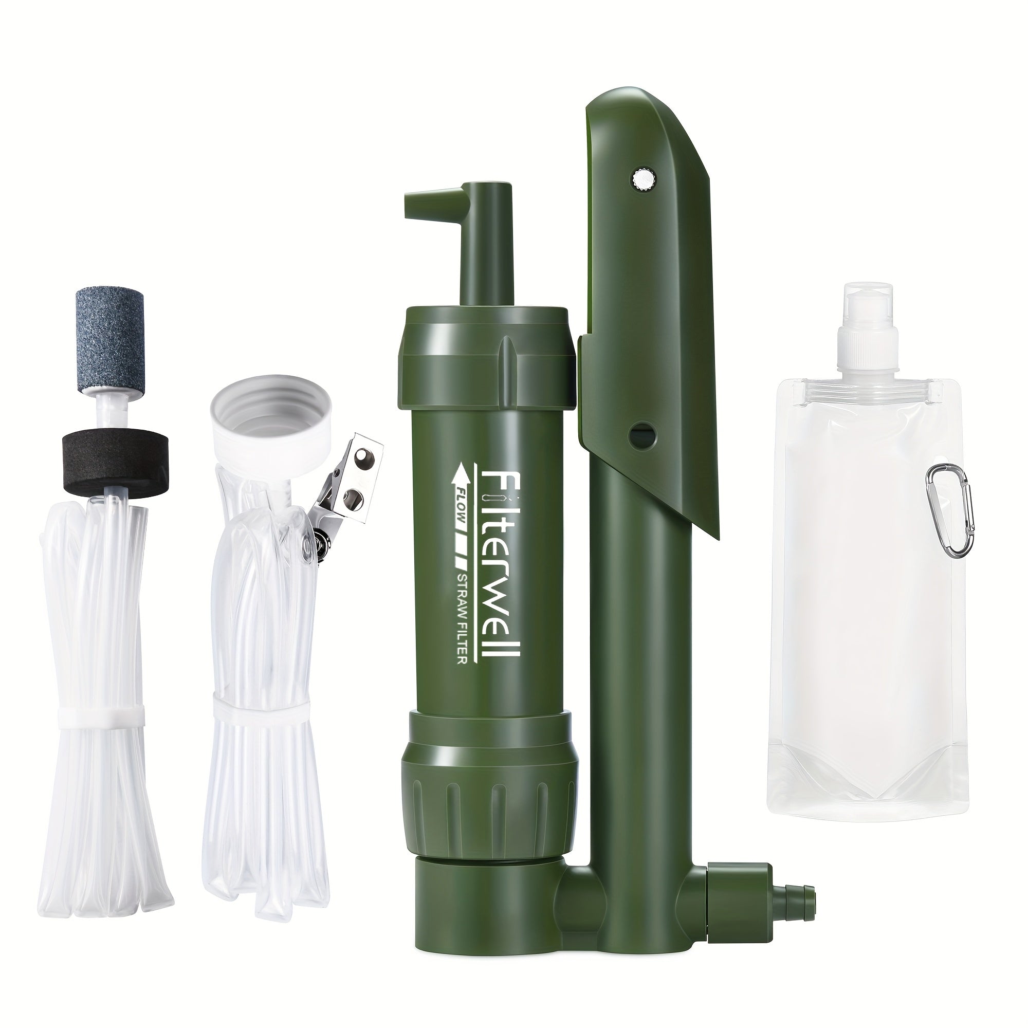 Filtre à eau de poche pratique – Indispensable pour le camping et les aventures