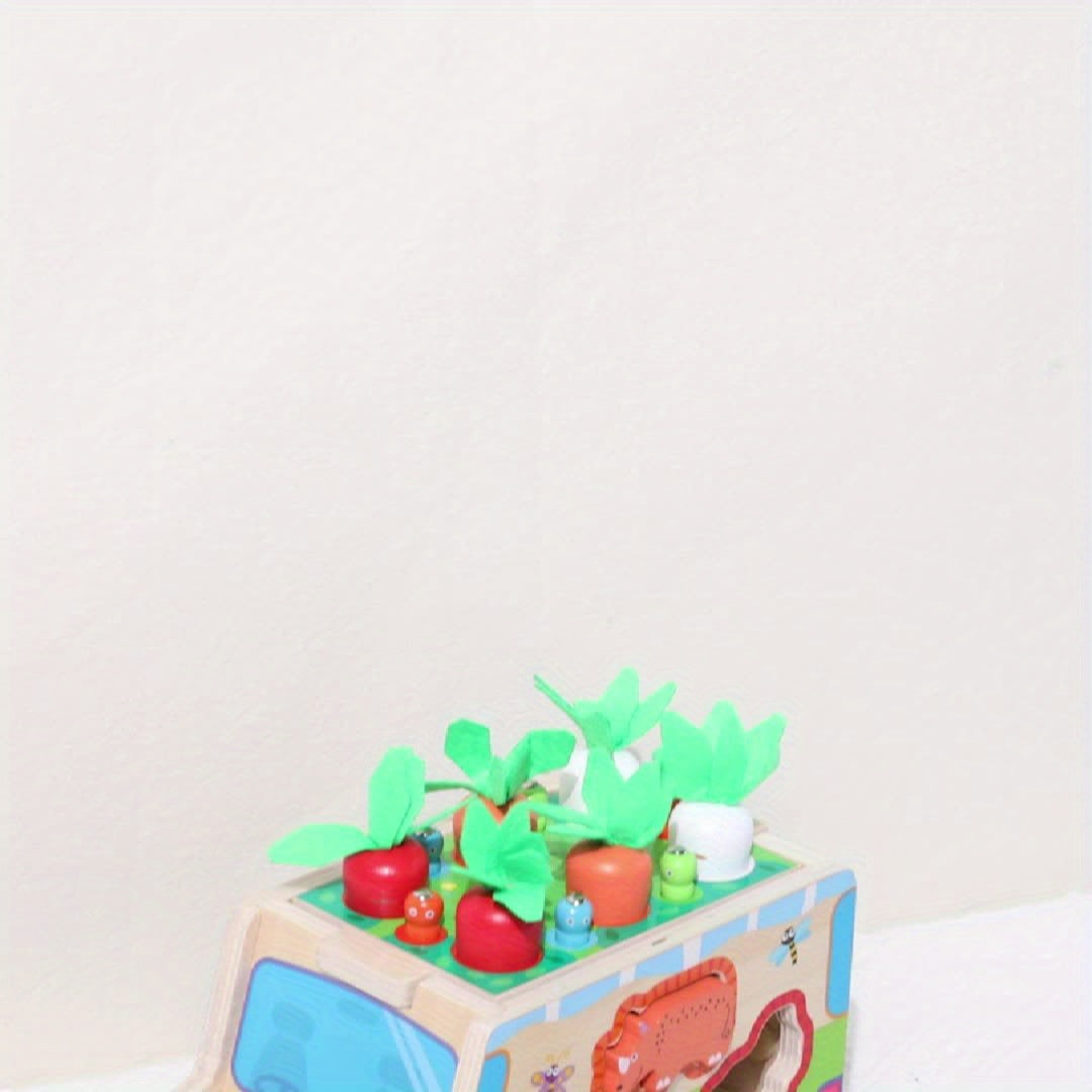 Véhicule de Jeu Éducatif de Ferme - Animaux et Légumes en Action