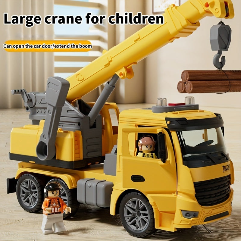 Camion Grue Puissant - Amusement avec Sons et Lumières