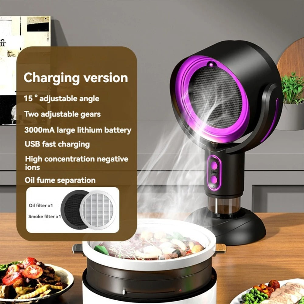 Ventilateur Purificateur d'Air Portable pour Élimination de Fumée et d'Odeurs