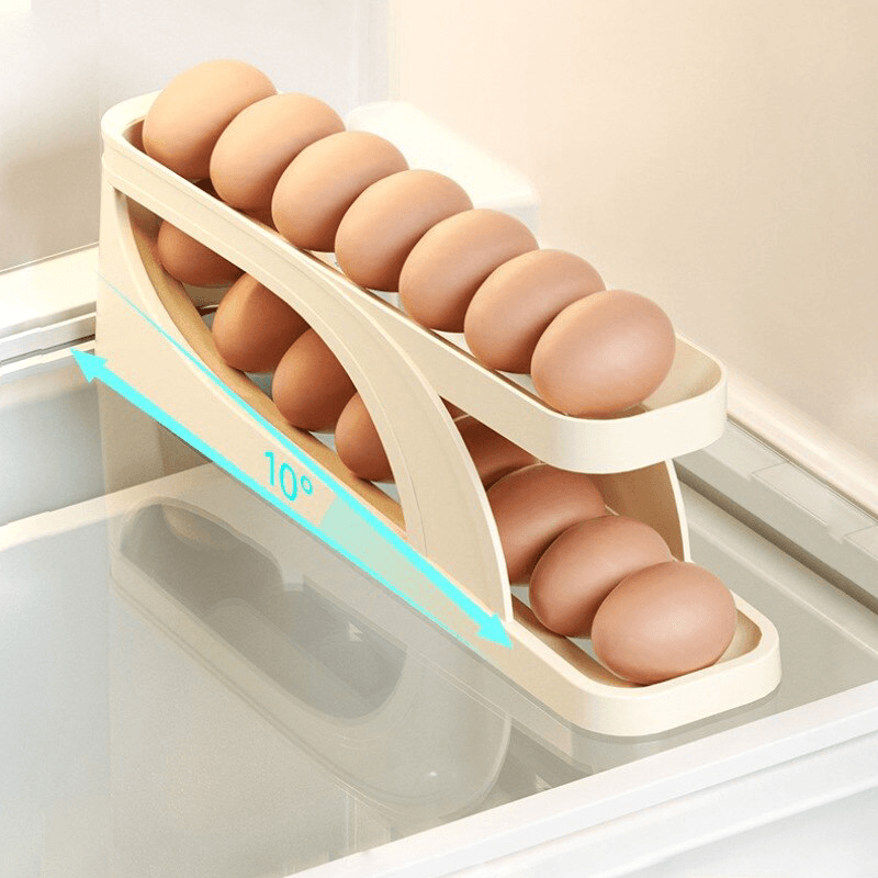 Support à œufs automatique pour une fraîcheur parfaite – EggRolle