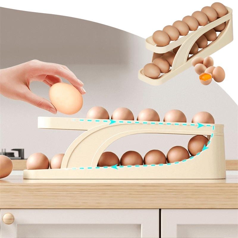 Support à œufs automatique pour une fraîcheur parfaite – EggRolle