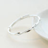 Bracelet en Argent Torsadé - Design Élégant et Ajustable