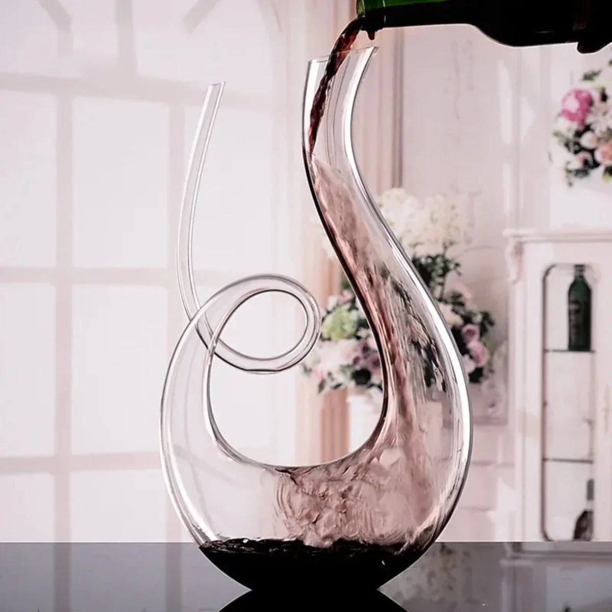 Carafe à Vin CrystalElegance | Design Fait Main Sans Plomb