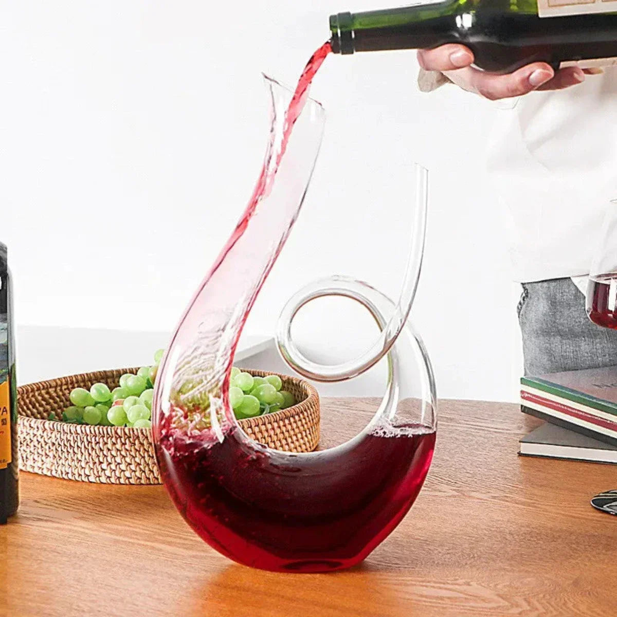 Carafe à Vin CrystalElegance | Design Fait Main Sans Plomb