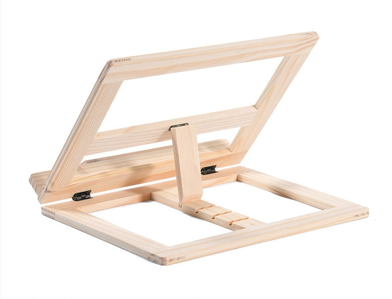 Support de Livre en Bois - Support Design Multi-Appareils