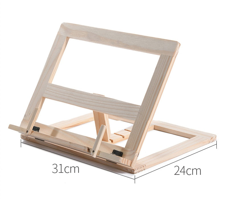 Support de Livre en Bois - Support Design Multi-Appareils