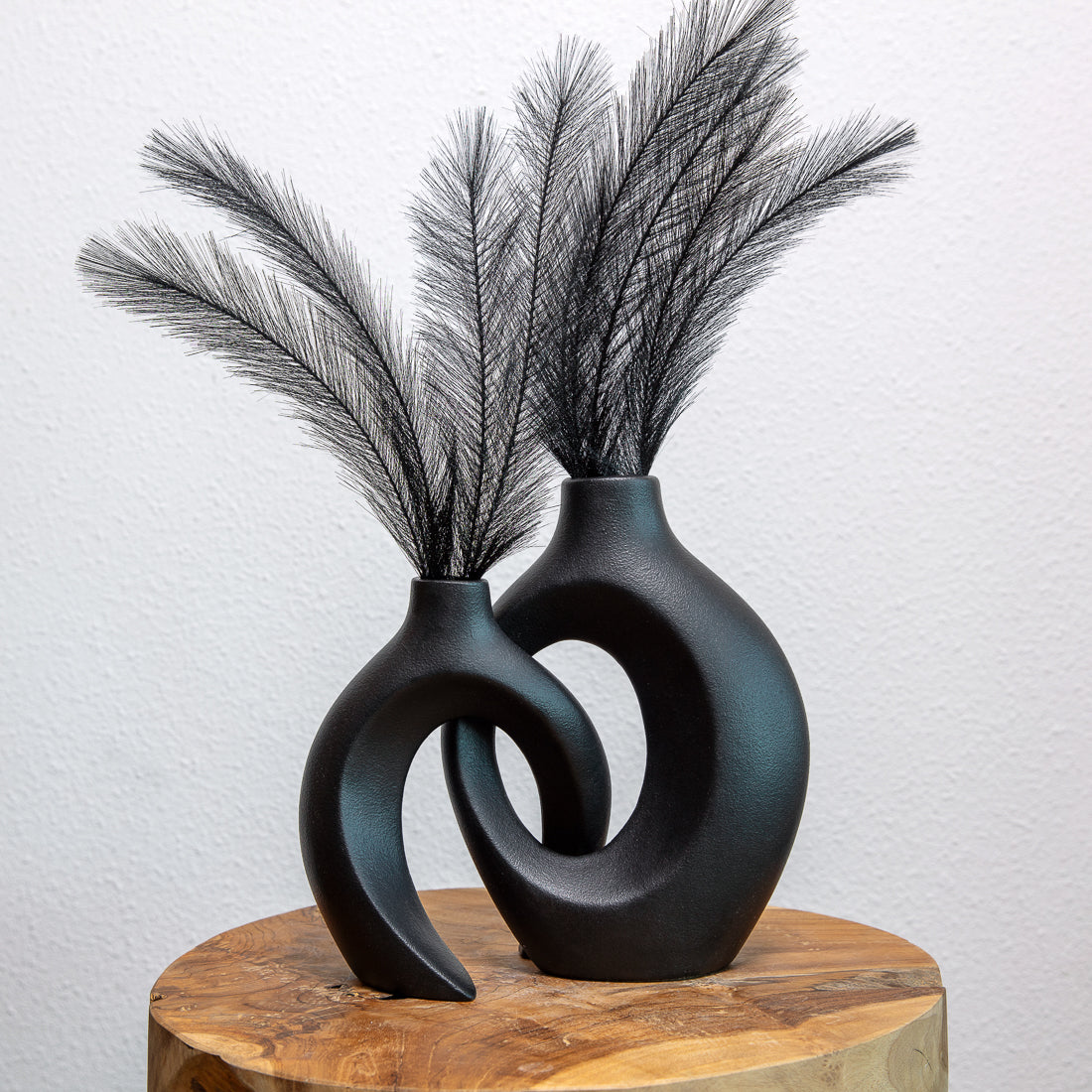 Vase à Fleurs - Design Tressé | Décoration Élégante