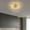 Xelva Luxe Plafonnier - Design Fleur de Cristal - Éclairage LED
