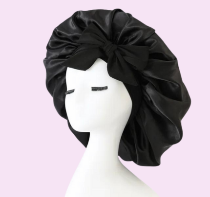 SilkNight Luxe Bonnet en Soie - Bonnet de Nuit Protecteur