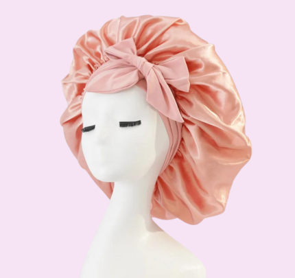 SilkNight Luxe Bonnet en Soie - Bonnet de Nuit Protecteur