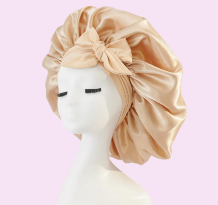 SilkNight Luxe Bonnet en Soie - Bonnet de Nuit Protecteur