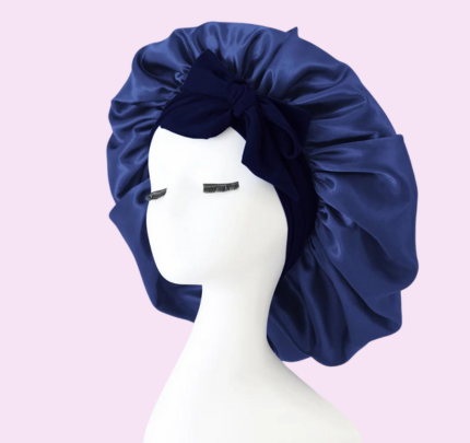 SilkNight Luxe Bonnet en Soie - Bonnet de Nuit Protecteur