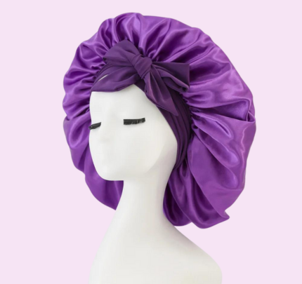 SilkNight Luxe Bonnet en Soie - Bonnet de Nuit Protecteur