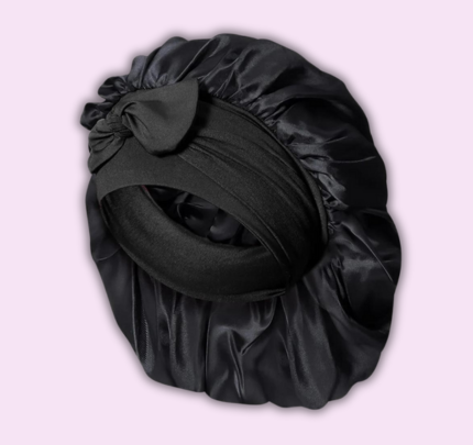 SilkNight Luxe Bonnet en Soie - Bonnet de Nuit Protecteur