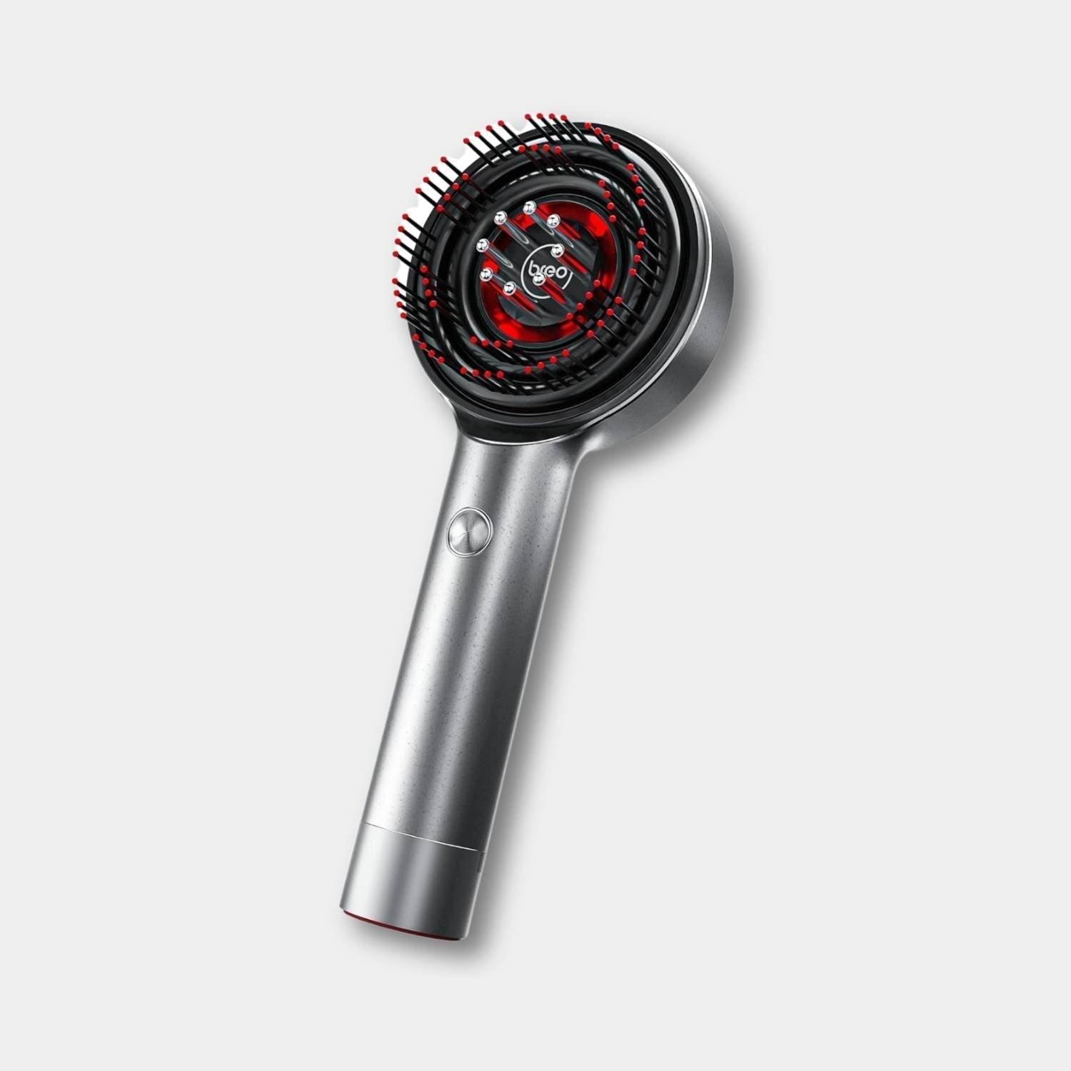 Brosse de massage électrique pour le cuir chevelu avec thérapie par lumière LED - GlowScalp