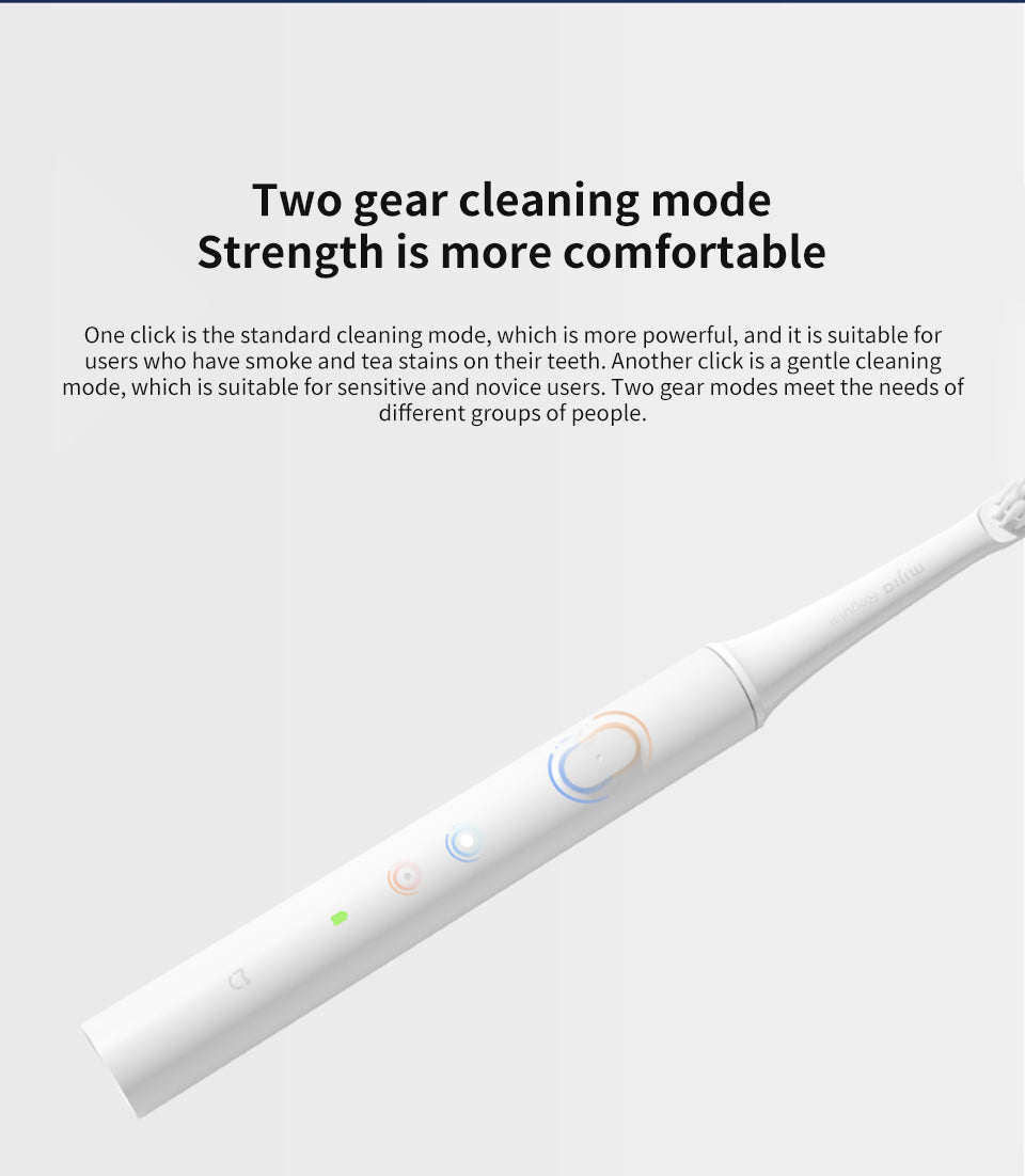 Brosse à dents électrique sonique - étanche et rechargeable par USB