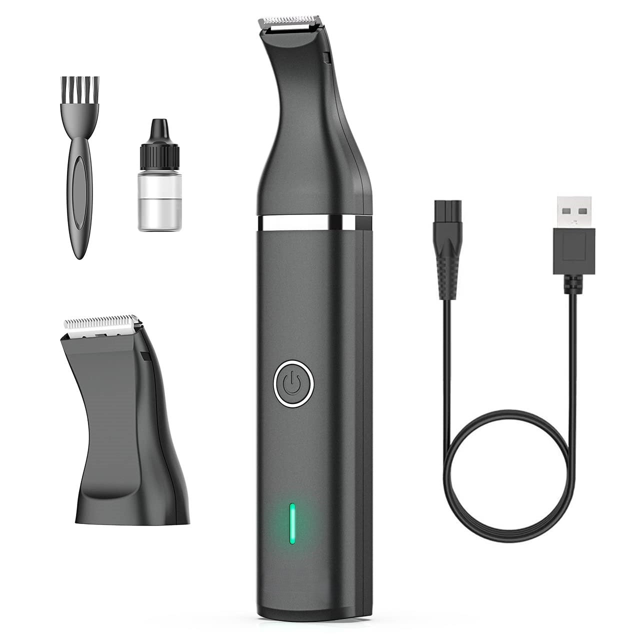 Tondeuse à poils pour animaux de compagnie avec lames doubles - Outil de toilettage silencieux et sans fil