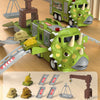 Aventure de Transport de Dinosaures - Pour un Jeu Créatif Amusant