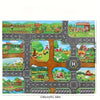 Tapis de Jeu Interactif Aventure – Découvrez la Ferme et la Circulation avec des Jouets