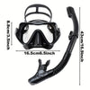 AquaClear Ensemble de Snorkel – Imperméable, Confortable et Avec Grande Visibilité