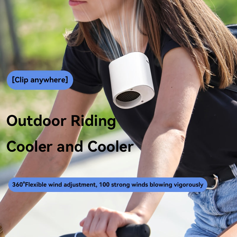 BreezeClip Mini Ventilateur – Refroidissement Puissant, Partout et Tout le Temps