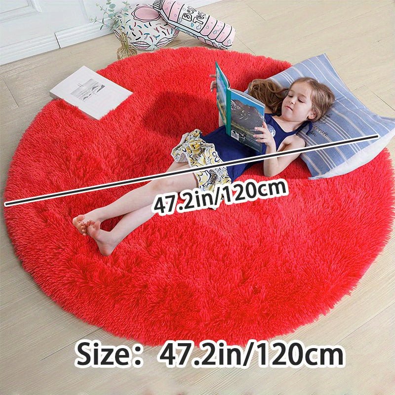 Tapis Ronde Fluffy - Clouda