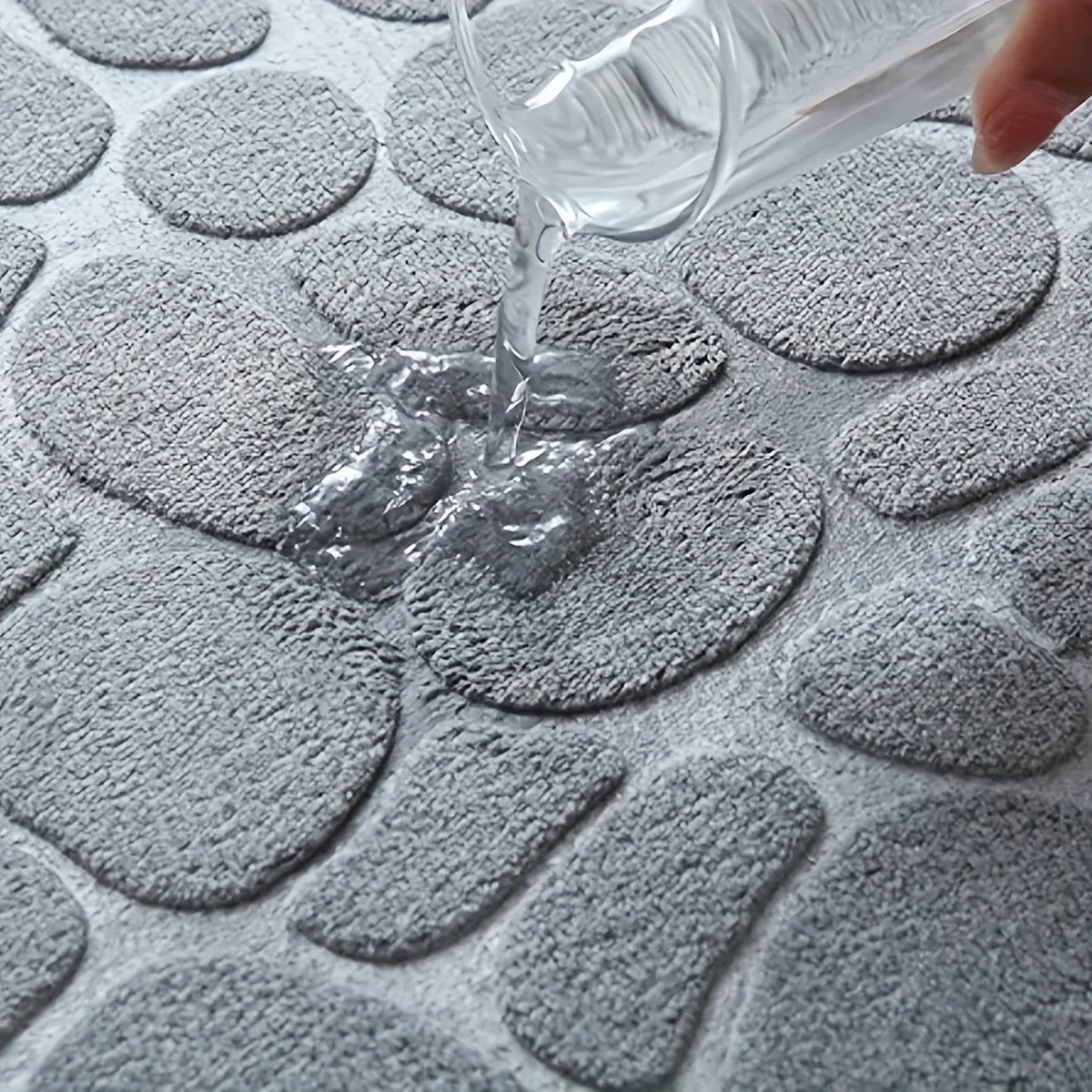 Tapis de bain LuxeEssence Large | Tapis anti-fatigue élégant et absorbant