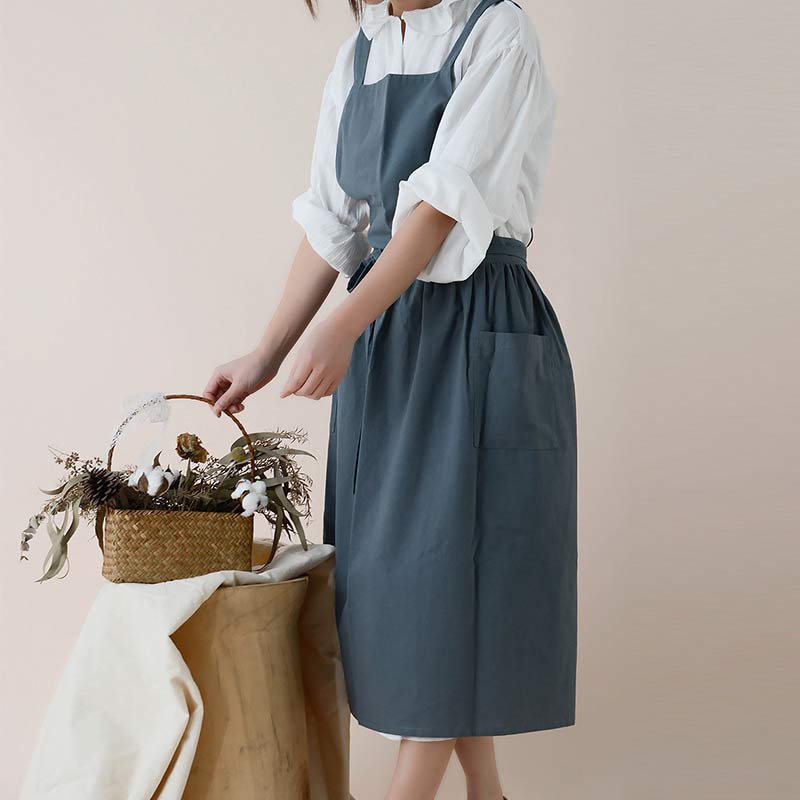 Tablier en coton imperméable avec poches pratiques – ChefMate