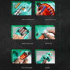 Blaster à mousse automatique – Pistolet turquoise avec 40 billes en mousse pour le plaisir de jouer