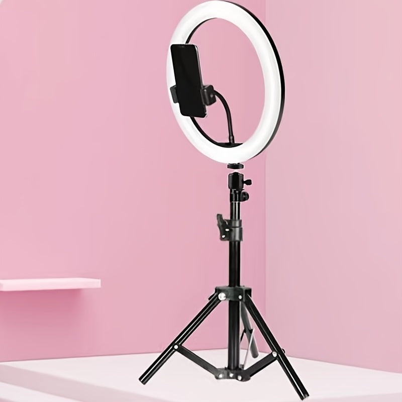 Anneau de beauté de 10 pouces avec trépied de 55 cm – Parfait pour la photographie, la vidéographie et le maquillage