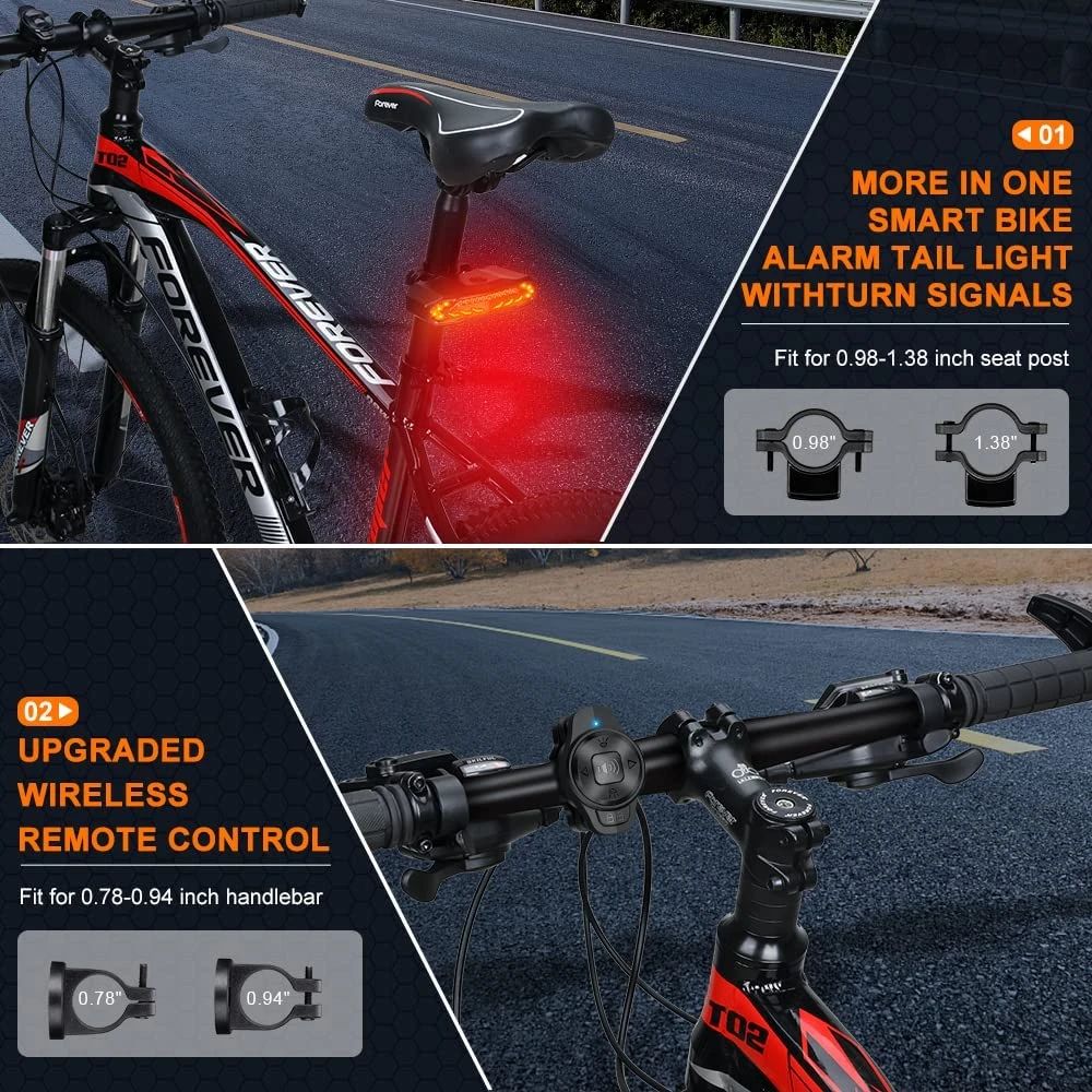 Alarme de feu arrière intelligent - BikeGuard™