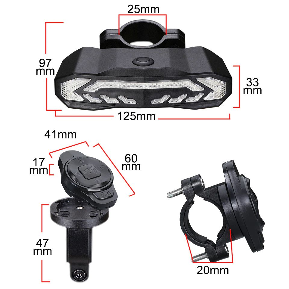Alarme de feu arrière intelligent - BikeGuard™