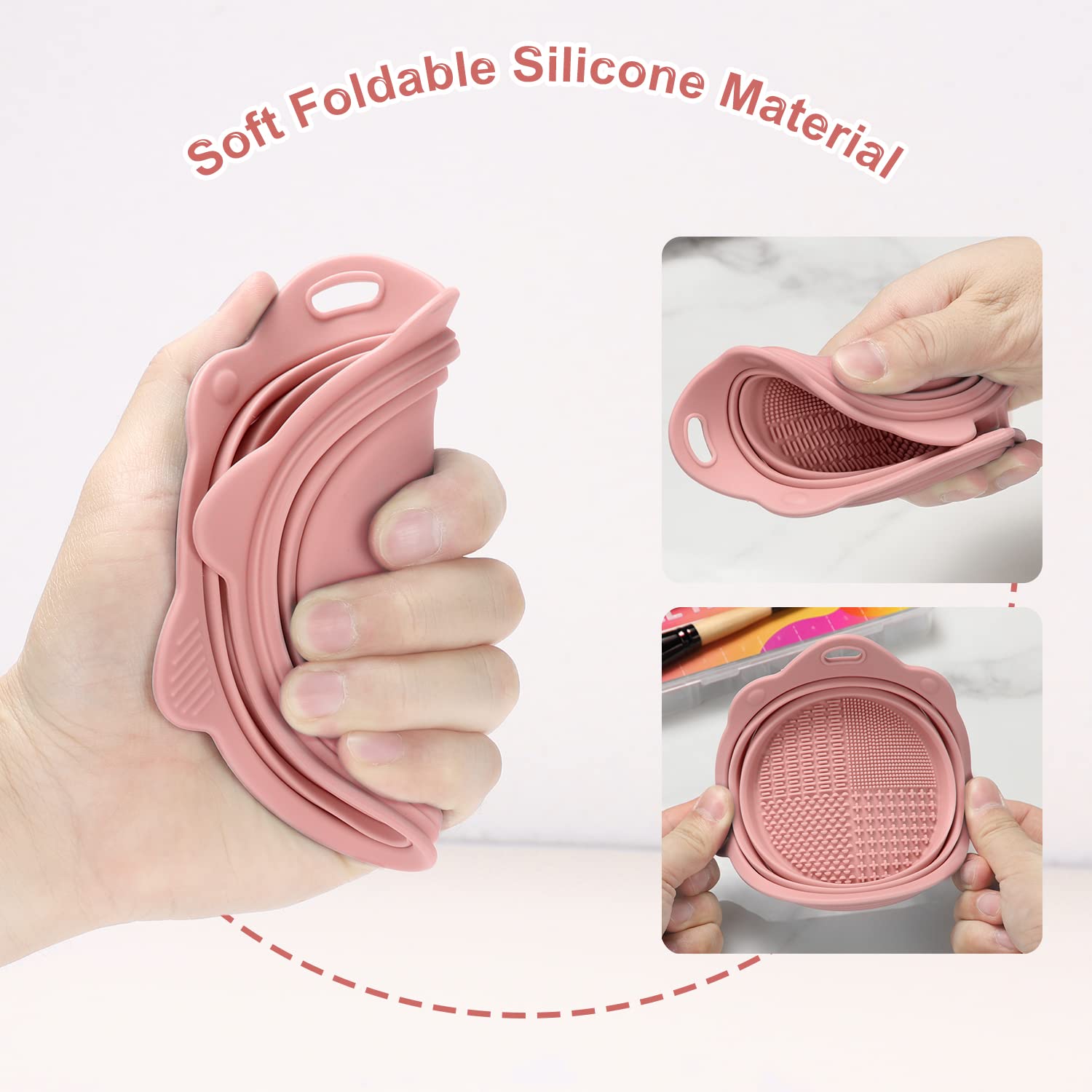 Bol de Nettoyage en Silicone Pliable