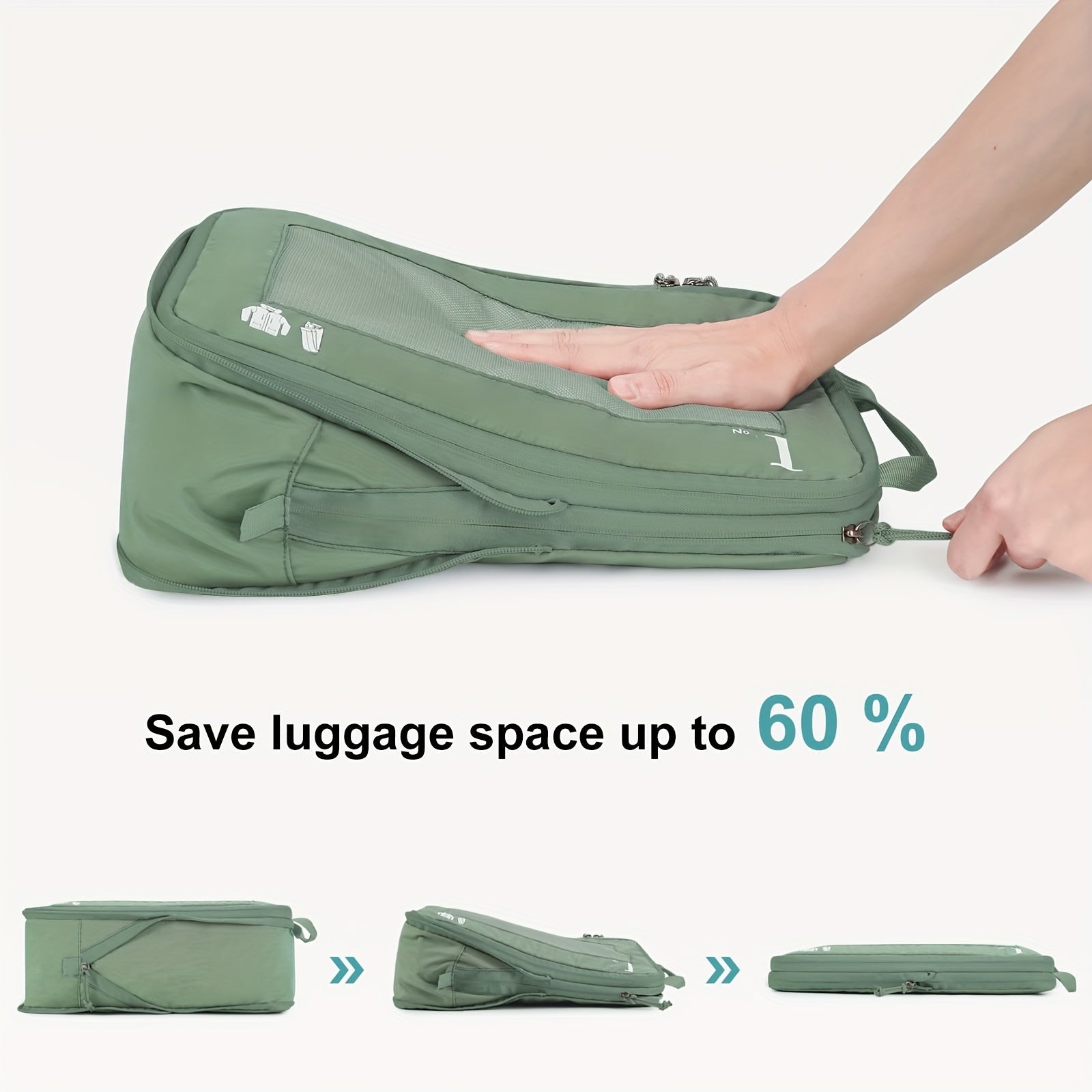 TravelSmart Ensemble d'Organisateurs de Voyage Compressibles – Solution de Bagages Efficace