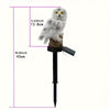 LuxeAura Lumière de Jardin Solaire LED Hibou | Transformez votre jardin avec une illumination enchanteresse pour une ambiance sereine