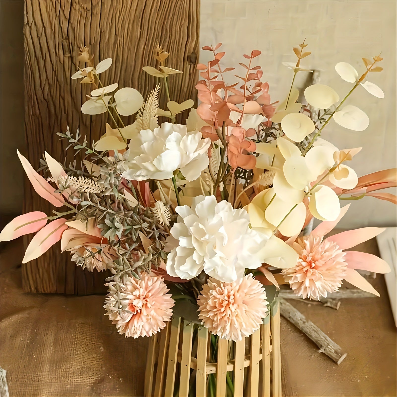 Bouquet de Fleurs Artificielles – Idéal pour les Mariages et la Décoration Saisonnière
