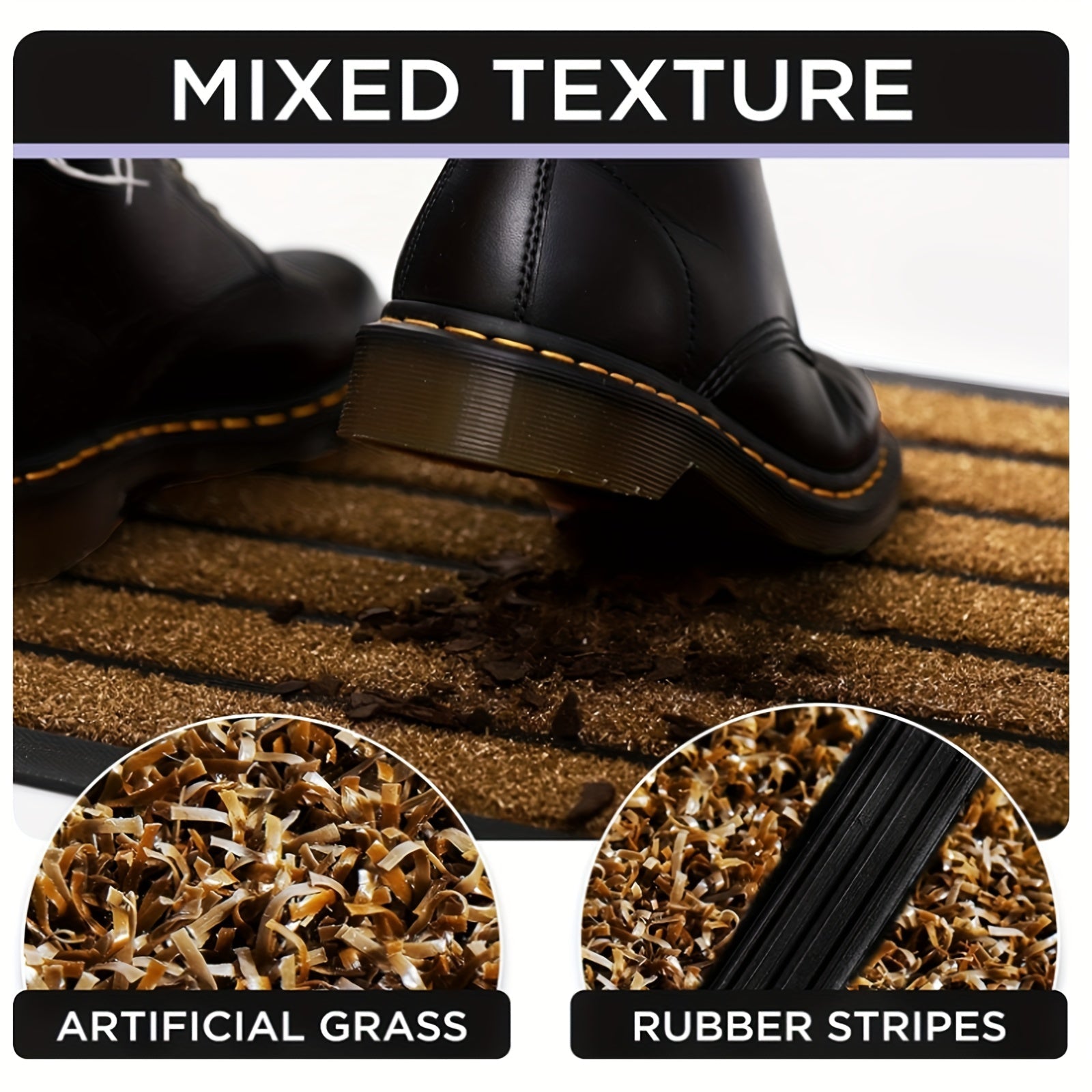 Tapis de Porte Ultra Durable – Absorbe la Poussière et Protège votre Maison