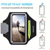 Support de Téléphone pour Course avec Étui pour Écouteurs - Brassard Réglable pour Sportifs