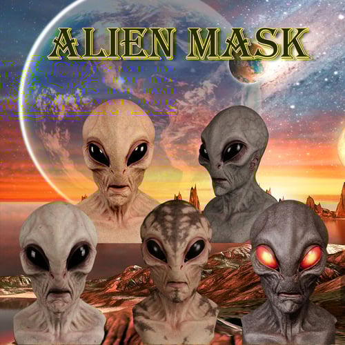 AlienMask | Préparez-vous à devenir l'extraterrestre ultime et à voler la vedette à Halloween