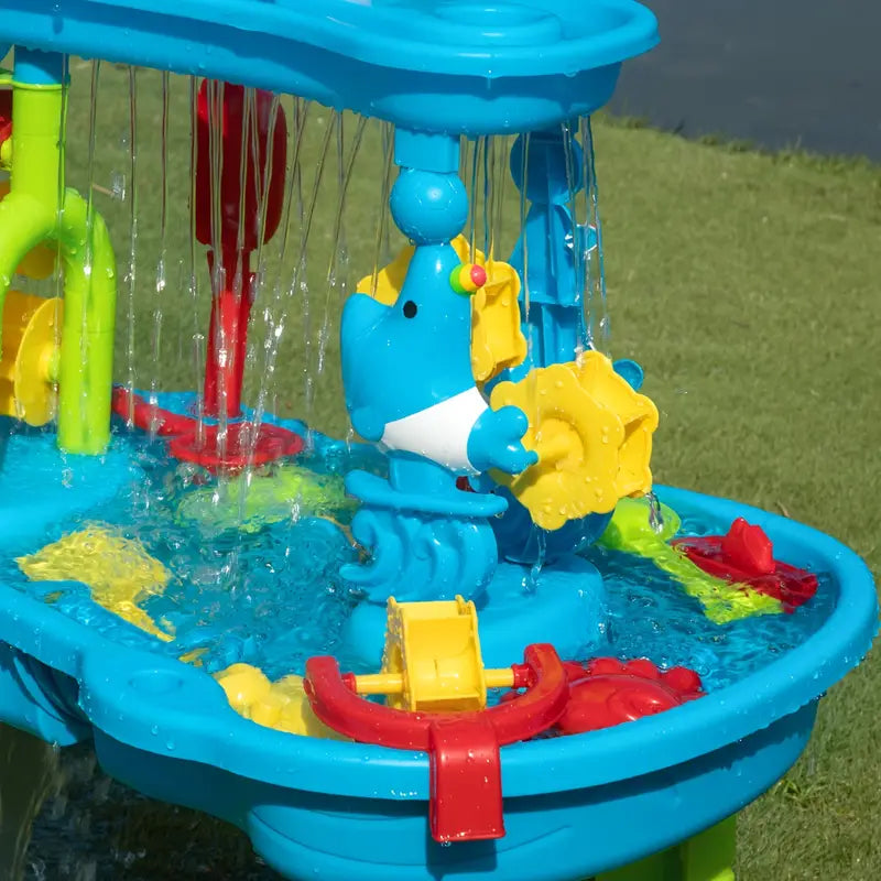 SplashTower - Table à sable et à eau à 3 niveaux pour enfants