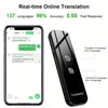 Traducteur de Langue Portable à Double Sens – Rechargeable par USB et Wi-Fi Intégré