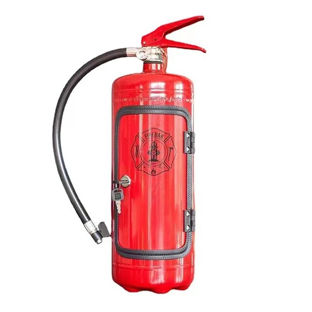 Stockage de bouteilles caché en forme d'extincteur – BlazeVault