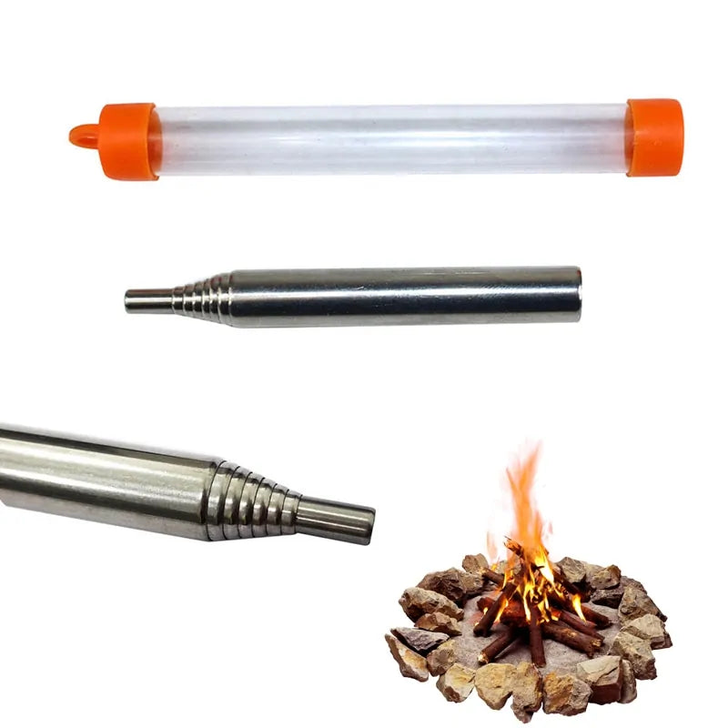 Tuyau de soufflage Survival pour la cuisine en plein air – FireBoost